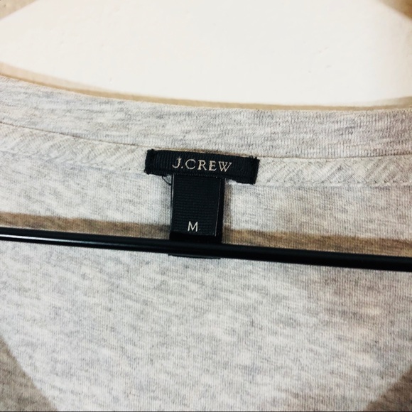 J Crew Gray Embellished Top - Picture 3 of 5